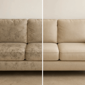 Clean Sofa in cozy living room