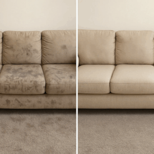 Clean Sofa in cozy living room