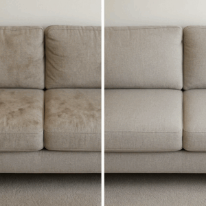 Clean Sofa in cozy living room