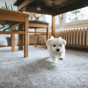 Pet stains on carpet